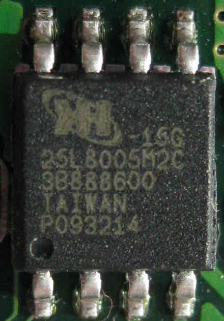 #2 Camera SPI serial flash chip