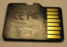 Problem generic microSD card