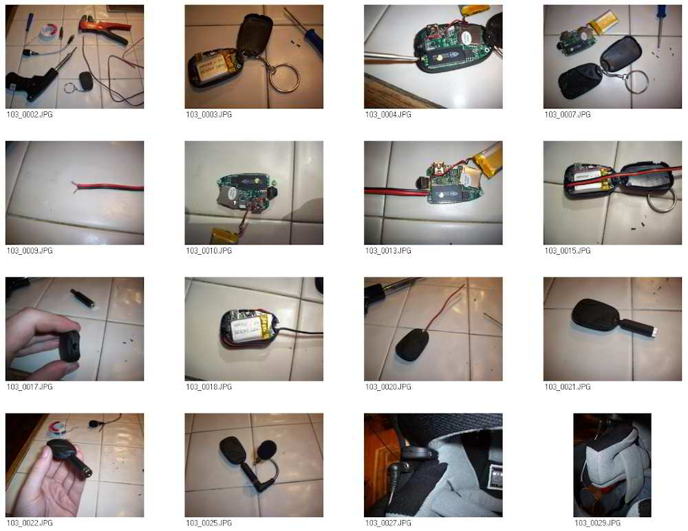 Helmet Cam Project Photos