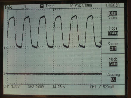 Camera #2 Oscilloscope Image