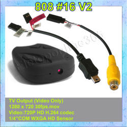 Mini DVR 808 Car Key Chain Micro Camera #16 Real HD 720P H.264 Pocket Camcorder