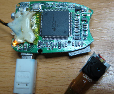 808 Car Keys Micro Camera Endoscope Project