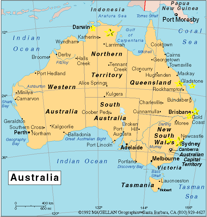 Surfers Paradise Australia Map November 1994 Trip To Australia