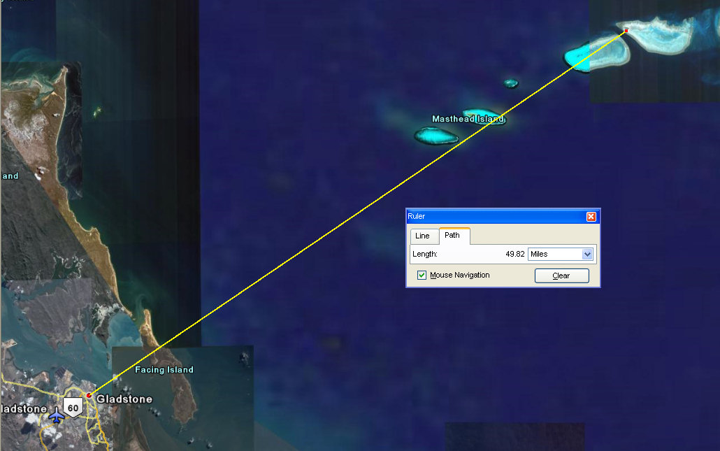 Gladstone to Herron Island